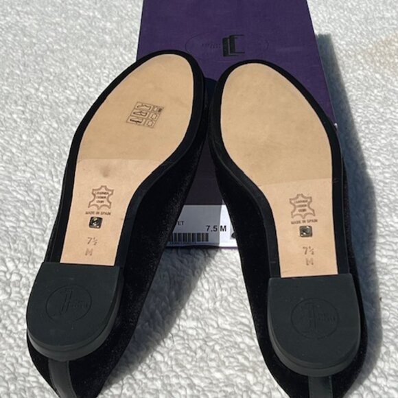 Jon Josef Gatsby Skull Loafers - Size 7.5  (Black Velvet) - Picture 3 of 3